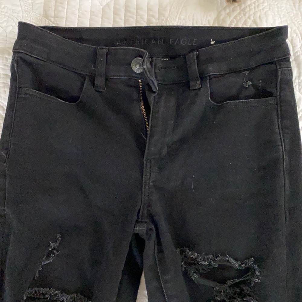 Black American eagle jeans